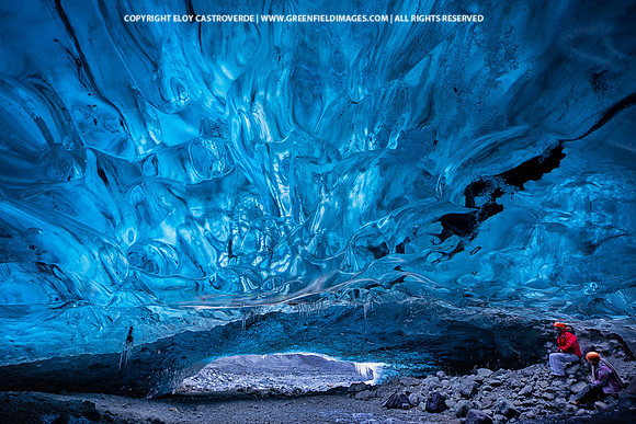 Ice Cave in Vatnajokull Glacier