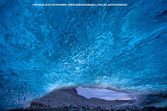 Ice Cave in Vatnajokull Glacier