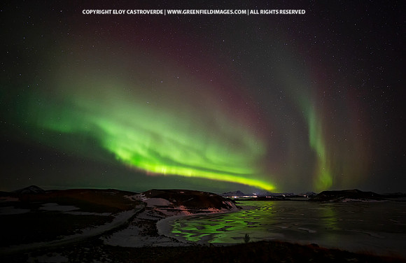 Northern Lights over Lake Myvatn